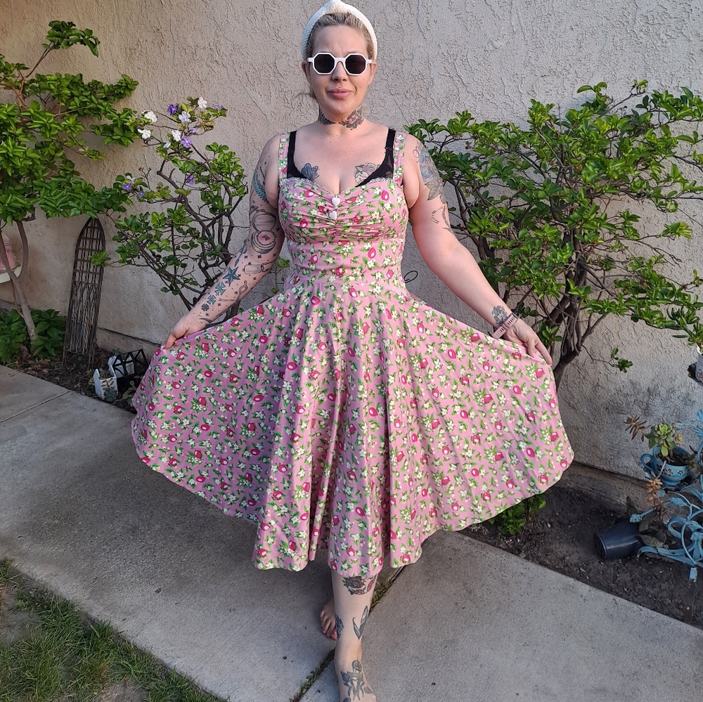 Pinup Girl clothing Cottage core dress